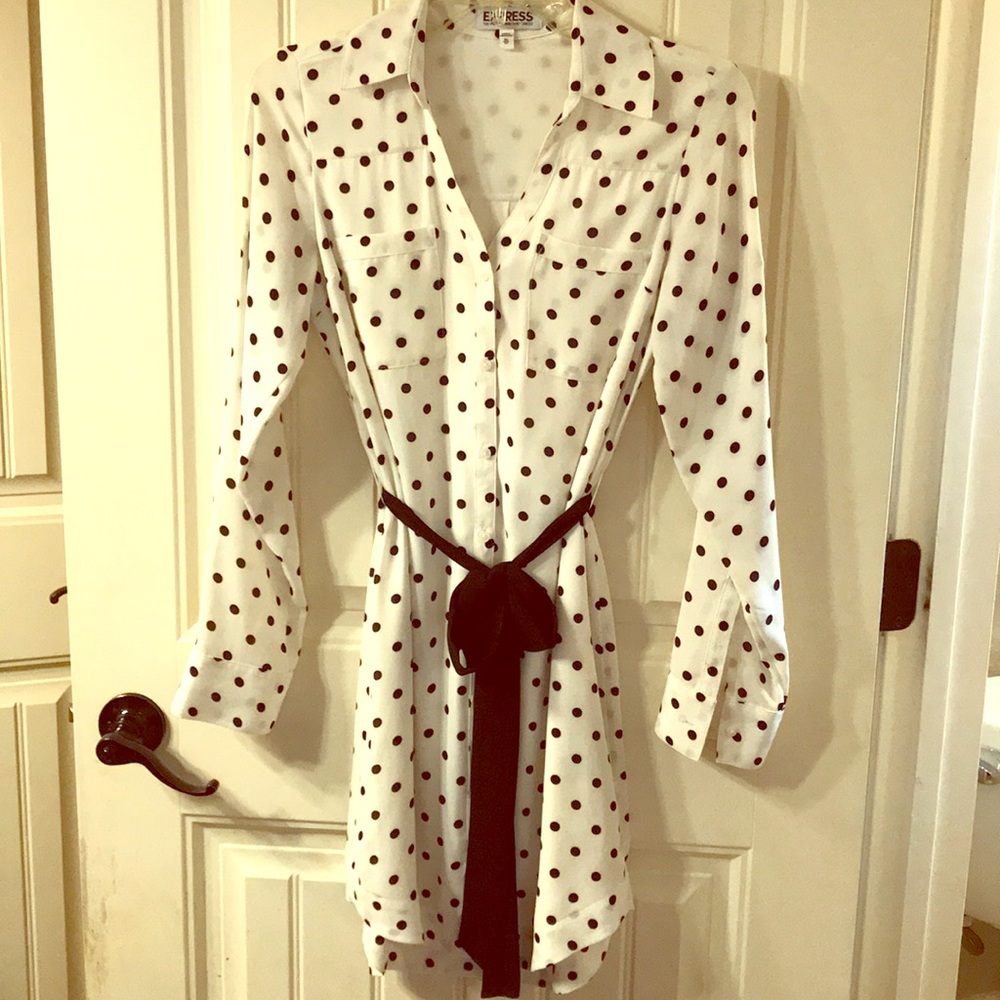 Express polka dot Portifino dress